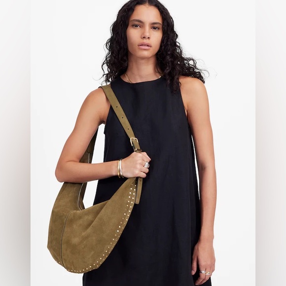 Madewell Tan Suede Hobo Bag - Picture 10 of 10